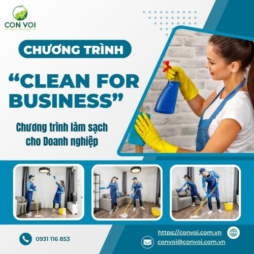 Chương Trình Làm Sạch Cho Doanh Nghiệp - Clean For Business